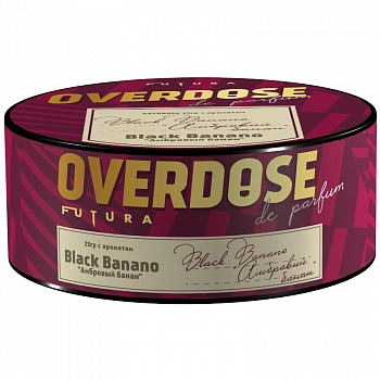 Табак Overdose, 25гр "Black Banano / Амбровый банан"